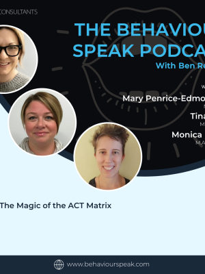 Episode 71: The Magic of the ACT Matrix with Mary Penrice-Edmondson, M.S., BCBA, Tina Long, M.Ed., BCBA, and Monica Peters, M.ADS, BCBA